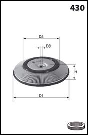 LUCAS FILTERS oro filtras LFAF335